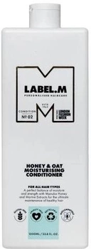 Odżywka do włosów Label.M Honey Oat Moisturising 1000 ml (5056043217382)