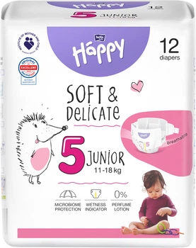 Подгузники Bella Baby Happy Soft & Delicate Junior 11-18 кг 12 шт (5900516605490)
