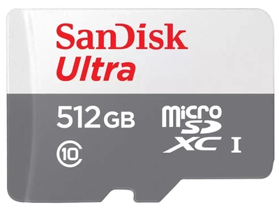 Karta pamięci SanDisk Ultra MicroSDXC UHS-I 512GB (SDSQUNR-512G-GN6TA)