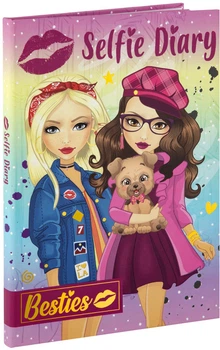 Ежедневник Besties А5 50 листов с волшебной ручкой Фиолетовый (961022) (8715427124001)