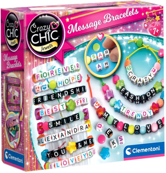 Набір для виготовлення браслетів Clementoni Crazy Chic Jewels (8005125186402)
