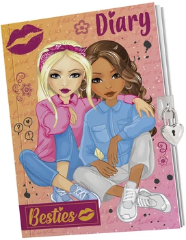 Щоденник Besties А5 із замочком 60 аркушів (8715427123240)