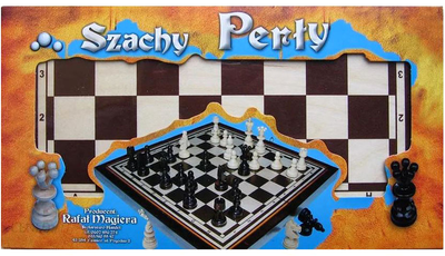Szachy Magiera Pearls Wooden Chess 35 cm (5903292830148)