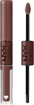 Pomadka z błyszczykiem NYX Professional Makeup Shine Loud 06 Boundary Pusher 2x3.4 ml (800897207243)