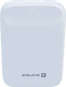 Портативний зарядний пристрій Evelatus Power Bank EPB07 10000 mAh White (EPB07WH)