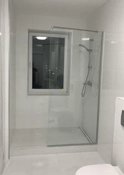Душова перегородка GlassCo 500 х 2000 х 8 мм прозора