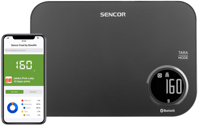 Весы Sencor SKS7078BK кухонные