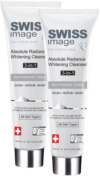 Очищувальний засіб для обличчя Swiss Image Whitening Care Absolute Radiance Whitening 3в1 Face Wash Scrub & Mask 100 мл (7649991164235)