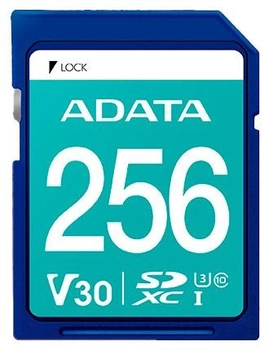 Karta pamięci ADATA Premier Pro SDXC UHS-I U3 256GB (ASDX256GUI3V30S-R)