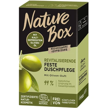 Твердий гель для душу Nature Box Оливка 100 г (4015100449129)
