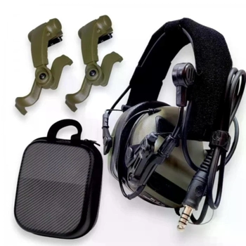 Активні захисні навушники Earmor M32X Mark3 (FG) Olive