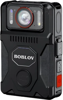 Нагрудный видеорегистратор Boblov M7 PRO 4K 128GB GPS (75-00213)