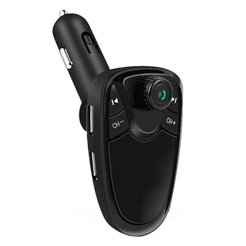 Автомобильный FM-трансмиттер модулятор с Bluetooth MP3 плеером дисплеем в машину автомобиль (476771-Prob)
