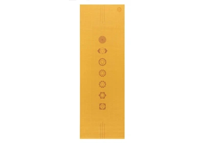 Коврик для йоги Bodhi Leela Chakralign — Чакры Mango 183x60x0.4 см