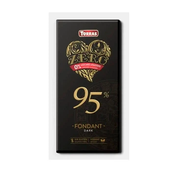 Шоколад черный без сахара без глютена 95% Torras 100 г