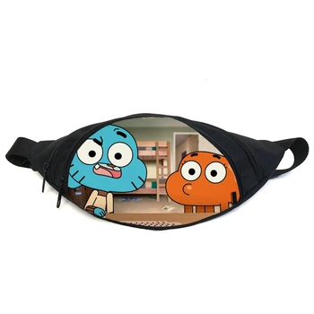 Поясная сумка бананка Удивительный мир Гамбола (GB-G 026) Gear Bag черная