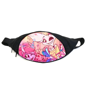 Поясная сумка бананка Отель Хазбин (GB-HH 010) Gear Bag черная