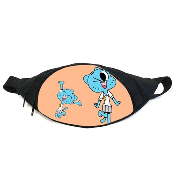 Поясная сумка бананка Удивительный мир Гамбола (GB-G 029) Gear Bag черная