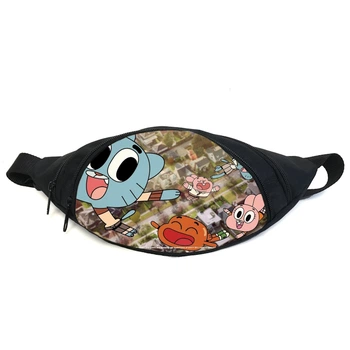 Поясная сумка бананка Удивительный мир Гамбола (GB-G 015) Gear Bag черная