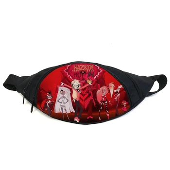 Поясная сумка бананка Отель Хазбин (GB-HH 020) Gear Bag черная