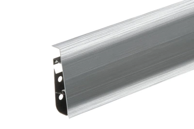 Плінтус CEZAR Hi Line Prestige 75x22x2500mm M201 Брашований Алюміній
