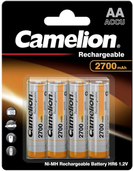 Akumulator Camelion Ni-MH HR6 AA 2700 mA BP4 4 szt. (17027406)