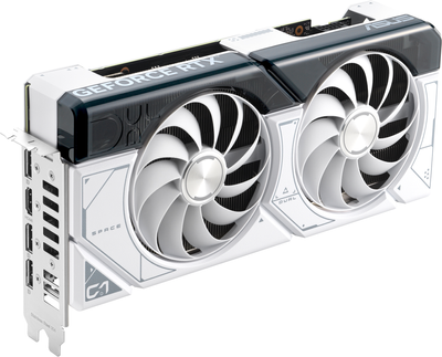 Karta graficzna ASUS PCI-Ex GeForce RTX 4070 Super Dual White OC Edition 12GB GDDR6X (192bit) (2550/21000) (HDMI, 3 x DisplayPort) (DUAL-RTX4070S-O12G-WHITE)