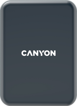 Автотримач для телефона Canyon Megafix QI 5 V / 2 A, 9 V / 3 A Black (CNE-CCA15B)