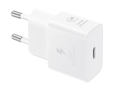 Мережевий зарядний пристрій Samsung 25W Type-C Cable White (EP-T2510XWEGEU)