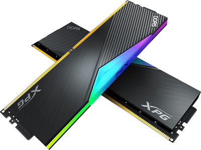 Оперативна пам'ять ADATA DDR5-6000 32768MB PC5-48000 (Kit of 2x16384) XPG Lancer RGB Black (AX5U6000C3016G-DTLABRBK)