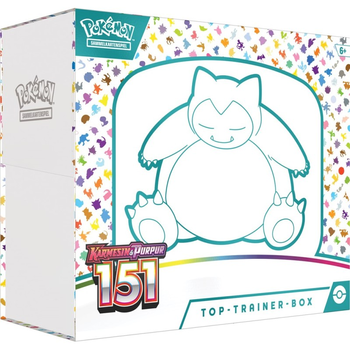 Zestaw kart Pokémon Top Trainer Box DE Karmesin & Purpur 151 (0820650455568)