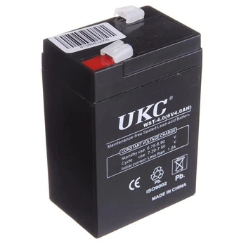 Аккумуляторная батарея для торговых весов UKC WST-4.0 (6V 4.0 AH)