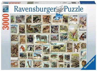 Puzzle Ravensburger Znaczki zwierząt 17079 3000 elementów (4005556170791)