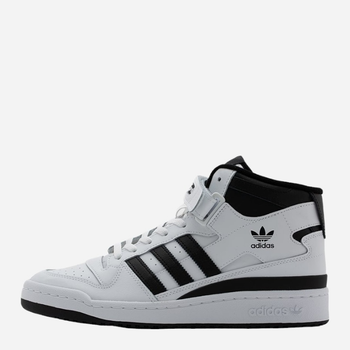 Sneakersy męskie skórzane adidas Forum Mid FY7939 44 Czarne (4064037292612)