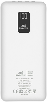 Powerbank RIVACASE VA2220 20000mAh 10W White
