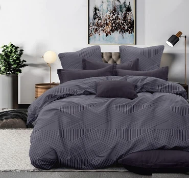 Простирадло MirSon Бязь 17-0634&nbsp;Diamond&nbsp;Gray 150х220 см (2200008467029)