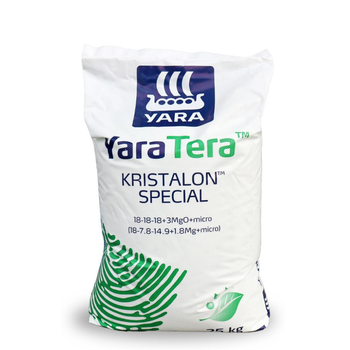 Добриво YaraTera Kristalon 18-18-18 + 3MgO + micro (25 кг) Кристалон Зелений