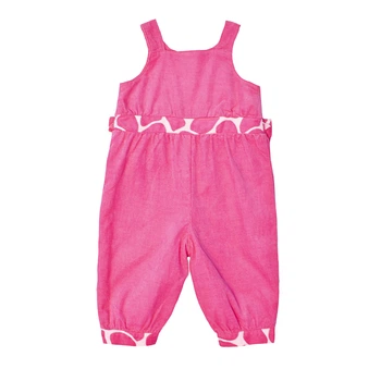 Полукомбинезон вельвет для девочки Gymboree Val-2043 98 см Розовый