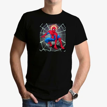 Футболка чоловіча JHK "Spiderman" M Чорний (MD-25-6155-19-14)