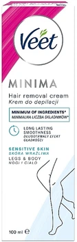 Крем для депіляції для чутливої ​​шкіри з алоє віра - Veet MINIMA 400ml (99934-146261)