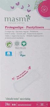 Щоденні гігієнічні прокладки - Masmi Natural Cotton Anatomical 24шт (786377-31018199)