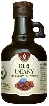 Лляна олія Oleofarm Холодного віджиму 500 мл (5904960010565)
