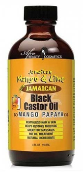 Олія рицинова для волосся Jamaican Black Castor Oil манго і папайя 118 мл (714924022658)