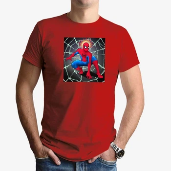 Футболка чоловіча JHK "Spiderman" S Червоний (MD-25-6155-18-13)