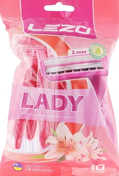 Одноразовый бритвенный станок, 10шт - Lezo Lady 10шт (921165-22909)