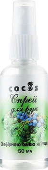Антисептик для рук з олією ялівцю - Cocos 50ml (842271-37479)