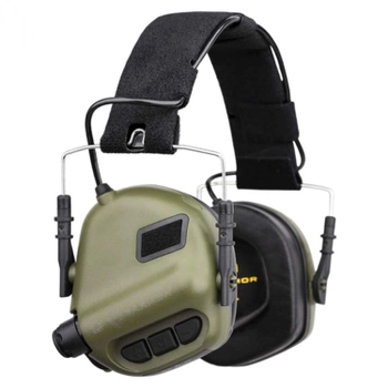 Активні захисні навушники Earmor M31 MOD3 (FG) Olive