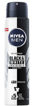 Антиперспірант Nivea Men Black & White Invisible Original 250 мл (4005808730735)