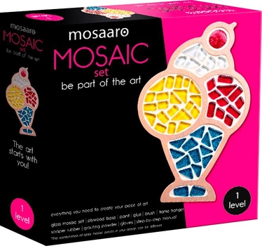 Скляна мозаїка Mosaaro Морозиво 134 х 210 мм (5903858961521)