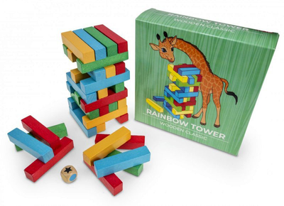 Настільна гра Tactic Rainbow Tower Wooden (6416739590073)